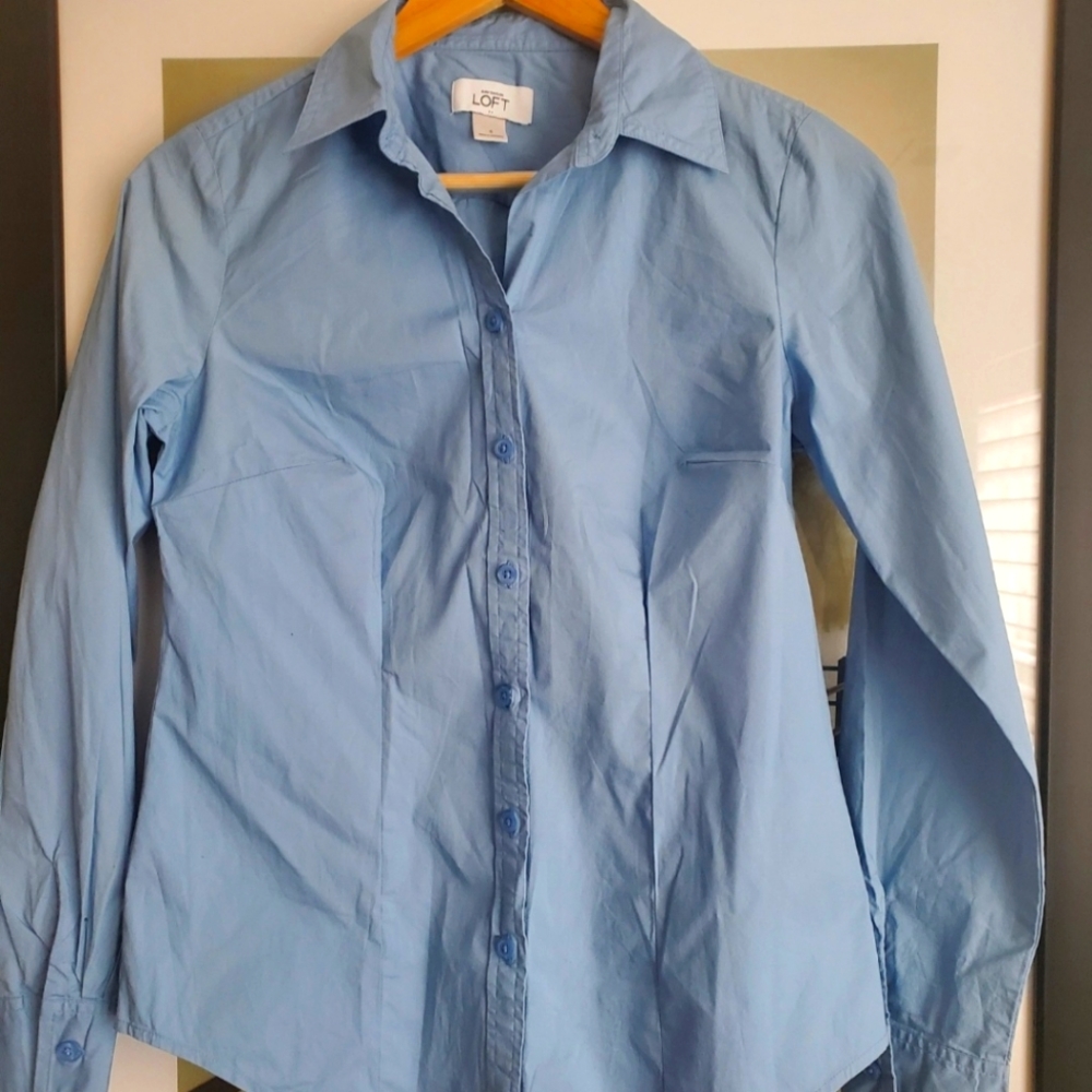 Blue Loft (Ann Taylor) shirt - Size 4